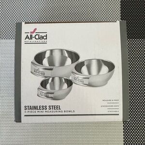 All-Clad Stainless Steel Mini Measuring Bowls